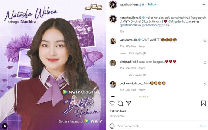 Natasha Wilona DIKTA & HUKUM