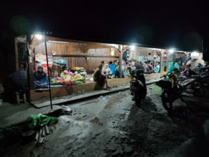 Titik pengungsian warga korban letusan Gunung Semeru