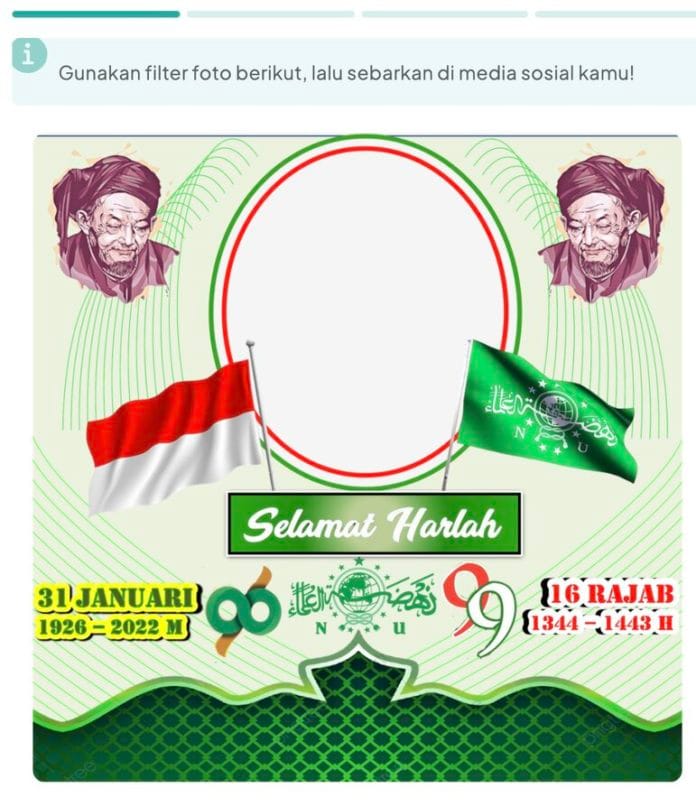 Twibbon Harlah NU ke-96