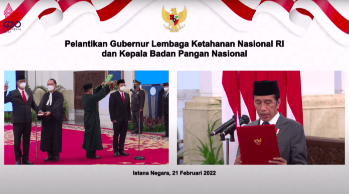 Presiden Jokowi lantik andi wijayanto