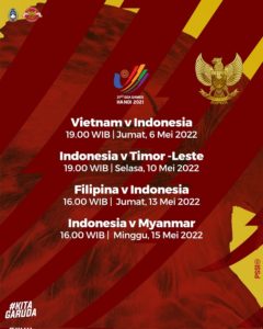 Link Live Streaming Indonesia vs Timor Leste