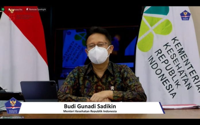 MENTERI KESEHATAN BUDI SADIKIN WAJIB MASKER