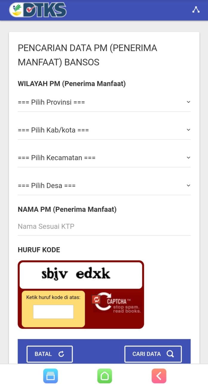 5 Bansos Kemensos cek.kemensos.go.id