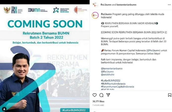 Rekrutmen Bersama BUMN 2022 batch 2
