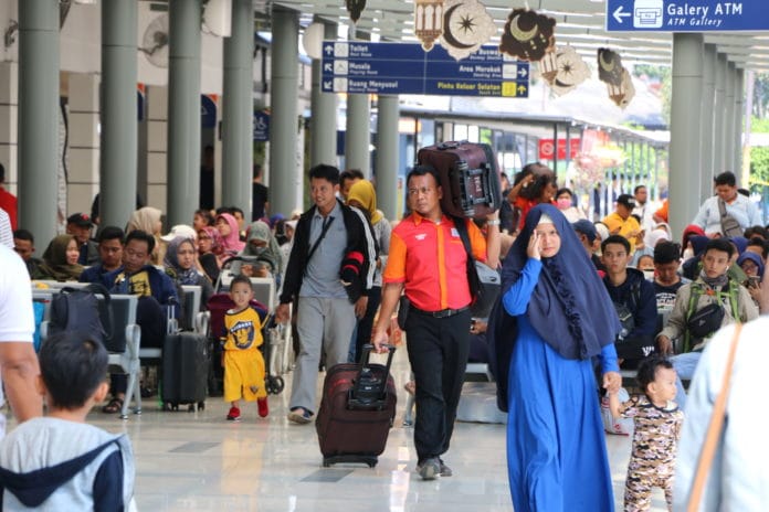Suasana mudik lebaran