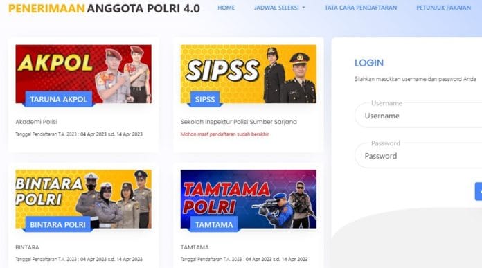 Mulai Dibuka, Begini Cara Daftar Onlie ke Akademi Kepolisian (Akpol), Bintara, dan Tamtama di penerimaan.polri.go.id