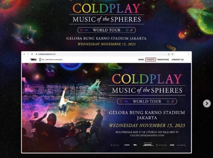 Ingin Ungkap Dugaan Tipu-tipu yang Viral di Media Sosial, Polri Undang Penyedia Penjualan Tiket Konser Coldplay/Instagram PK Entertainment