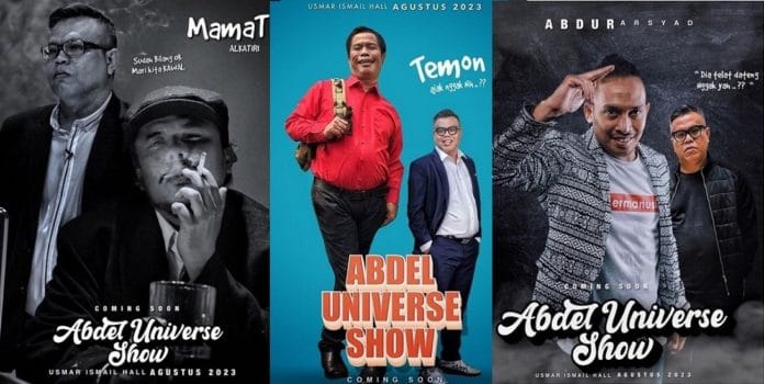 Abdel Universe Show: Temon, Mamat Alkatiri, Abdur Kayaknya OK, Tinggal Gilbhas Nih Abdel Universe Show: Temon, Mamat Alkatiri, Abdur Kayaknya OK, Tinggal Gilbhas Nih