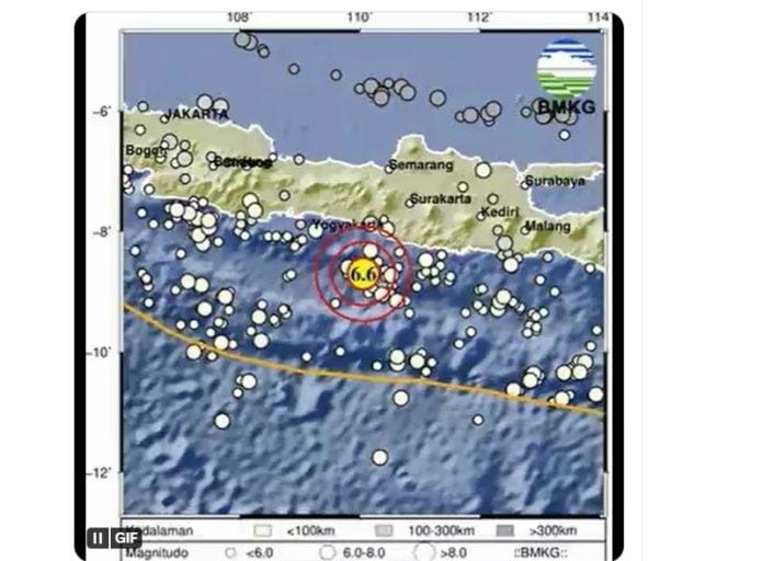 Gempa Magnitudoo 6,4 Goyang Bantul Yogyakarta, Tidak Berpotensi Tsunami: Warga Keluar Rumah Gempa Magnitudoo 6,4 Goyang Bantul Yogyakarta, Tidak Berpotensi Tsunami: Warga Keluar Rumah