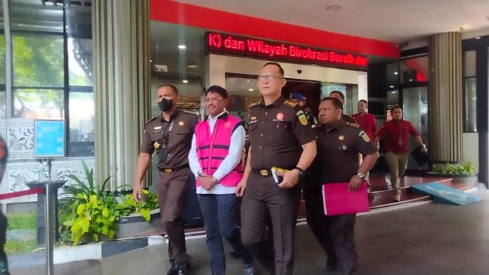 Kejagung Sita Tanah Seluas 11,7 Hektare Milik Tersangka Korupsi BTS 4G Johnny Plate di NTT/pmjnews.com/istimewa