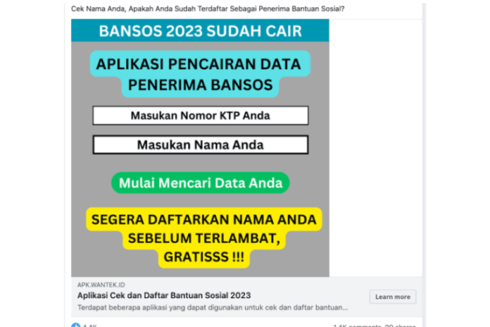 hoaks-aplikasi-bansos Foto Aplikasi Pencairan Dana Bansos Palsu