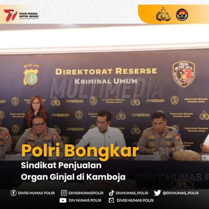 MIRIS! Libatkan Oknum Polisi, Operasi Kasus TPPO Penjualan Ginjal Sudah Berjalan 4 Tahun