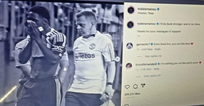 Pemain muda Manchester United Kobbie Mainoo