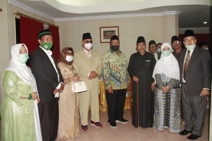Panji Gumilang bersama politis pkb dan Demokrat