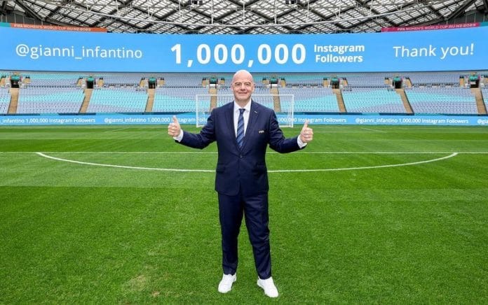 Ketua FIFA, Gianni Infantino Dapat Gelar Kehormatan Bintang Budaya Dari Jokowi