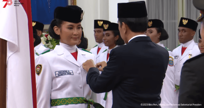 Profil Kachina Ozora, Anggota Paskibraka Nasional 2023 Cantik yang Pimpin Upacara Pengukuhan dari SMA Mana?