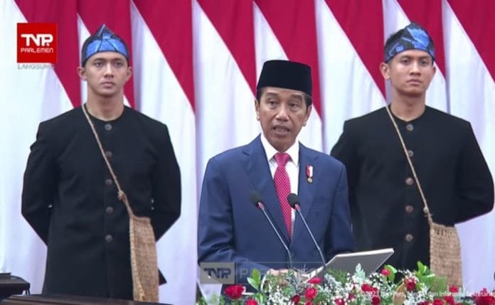 Presiden Jokowi Patok Ekonomi Tumbuh 5,2 Persen, Inflasi 2,8 Persen di 2024/setkab.go.id Presiden Jokowi Patok Ekonomi Tumbuh 5,2 Persen, Inflasi 2,8 Persen di 2024