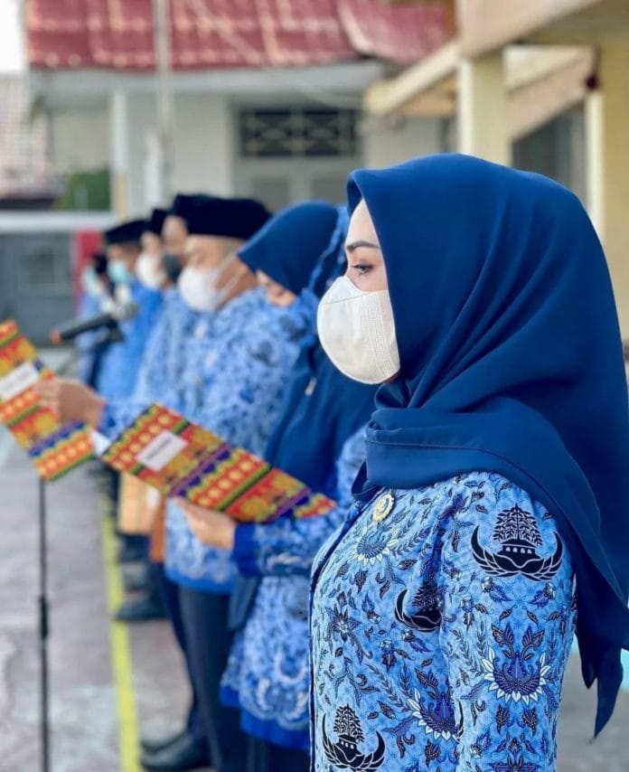 Ilustrasi PNS. Akun Instagram PNS Berhijab)