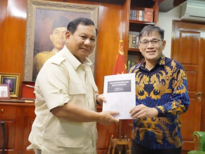 Prabowo Subianto dan Budiman Sudjatmiko