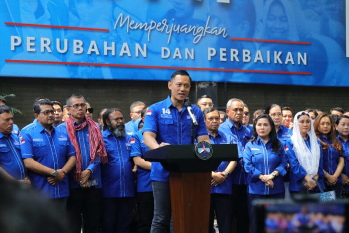 AHY-2 Ketua Umum Partai Demokrat, Agus Harimurti Yudhoyono.