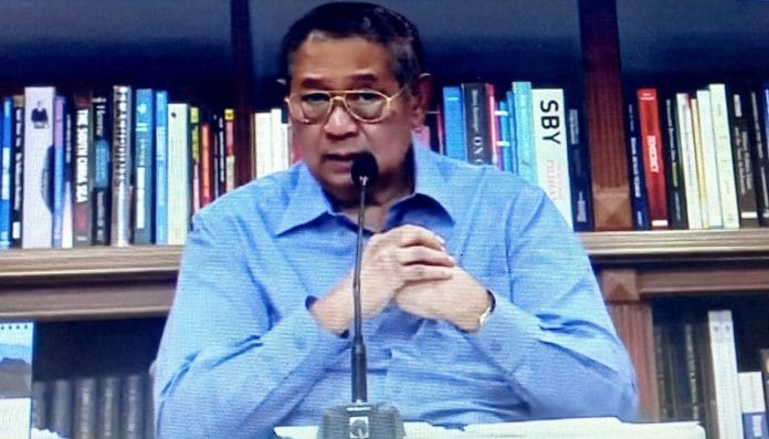 Ketua Majelis Tinggi Partai Demokat, Susilo Bambang Yudhoyono.