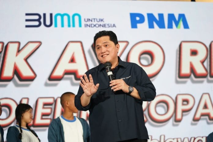 Target 20 Juta Nasabah PNM Mekaar di Tahun 2024 dari Pak Jokowi, Begini Keyakinan Erick Thohir