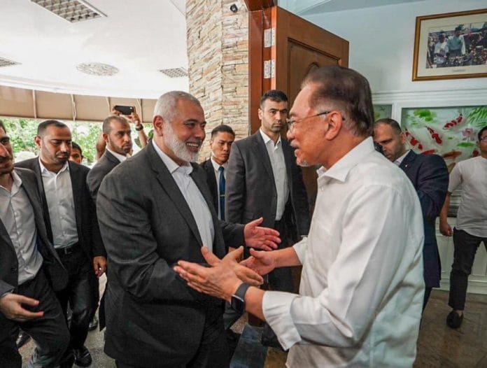 TEGAS, PM Malaysia Anwar Ibrahim Telepon Petinggi Hamas, Kecam Israel dan Dukung Palestina