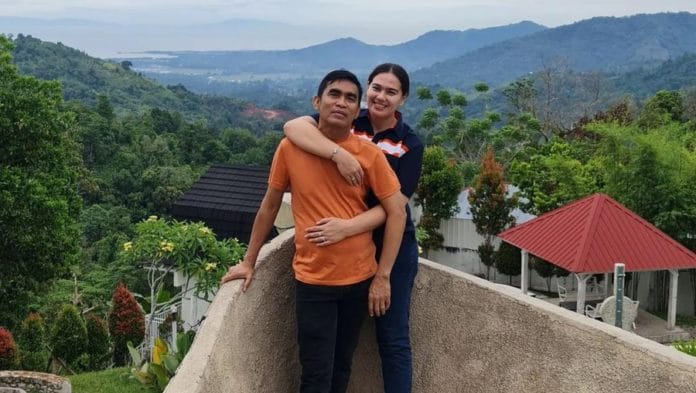 Kemesraan Catherine Wilson dengan sang suami Idham Masse (Akun Instagram Pribadi)