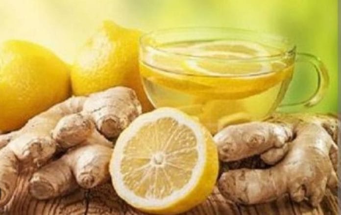 Ilustrasi Jahe dan Lemon