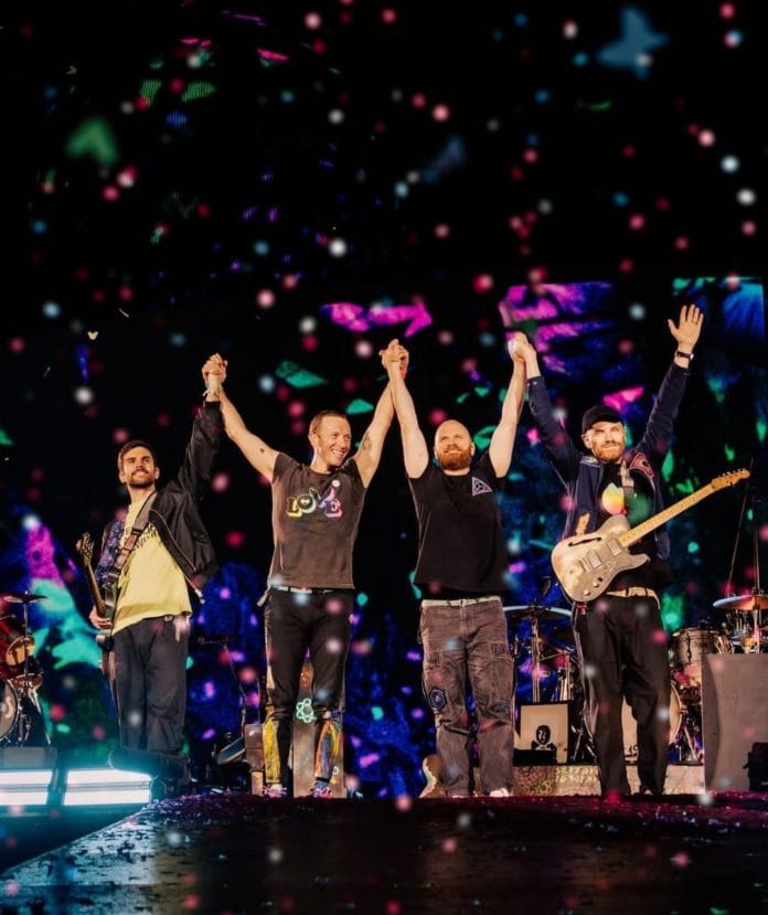 Coldplay (Akun Instagram Coldplay)