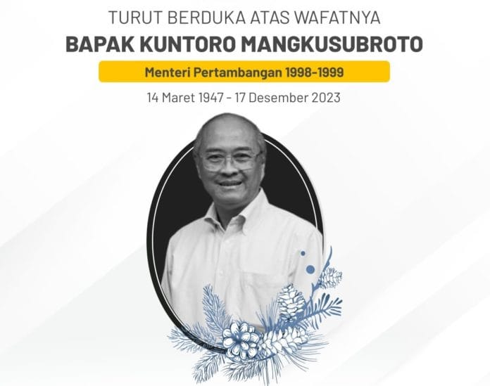Kuntoro Mangkusubroto Meninggal Dunia, Begini Testimoni Singkat Chatib Basri
