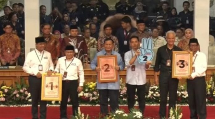 Tiga pasangan Capres-Cawapres Pemilu 2024