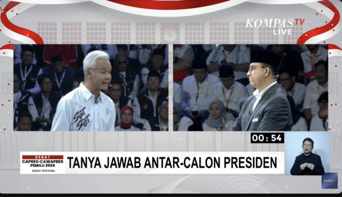 Debat capres pertama KPU