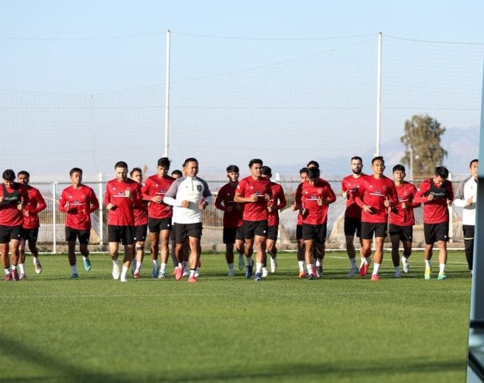 Timnas Indonesia di Antalya, Turki.