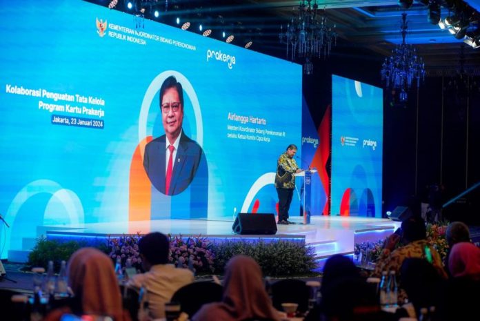 Menteri Koordinator Bidang Perekonomian Airlangga Hartarto, kartu prakerja 2024 gelombang 63