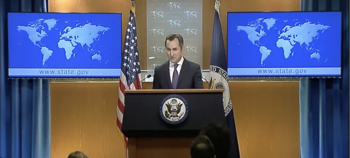 Juru bicara kementerian luar negeri Amerika Serikat Matthew Miller, menyatakan sikap atas kemenangan Prabowo