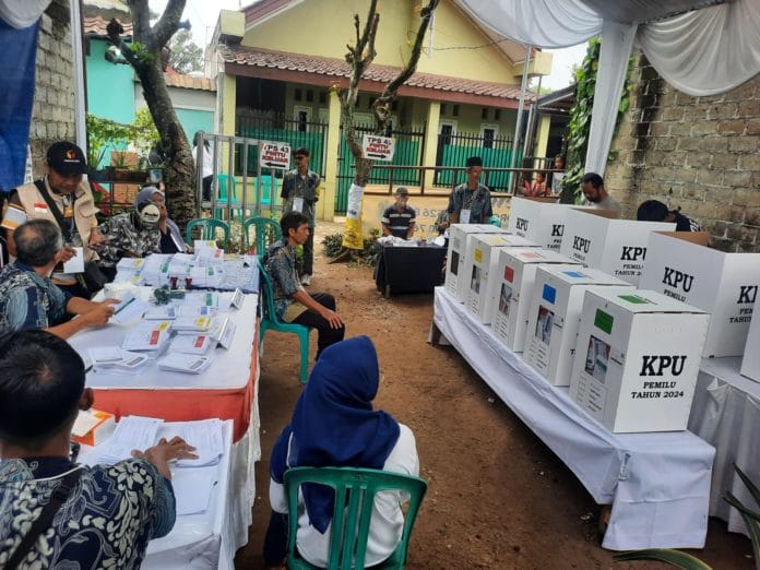 Suasana Pemungutan Suara Pemilu 2024