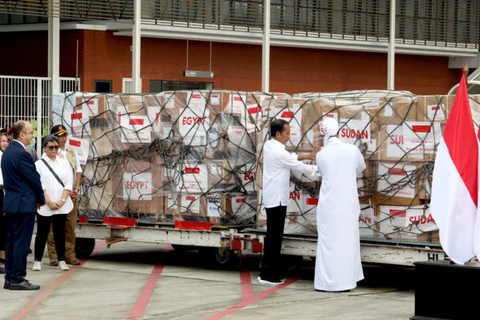 Presiden Jokowi Bantuan Indonesia untuk Palestina dan Sudan
