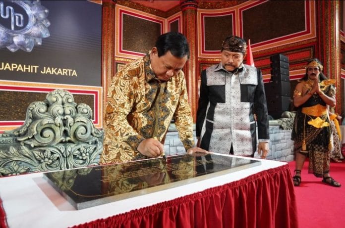 Replika Istana Kerajaan Majaapahit.