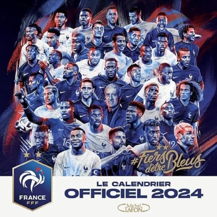 Tim Prancis Kalender resmi tim Prancis tahun 2024.