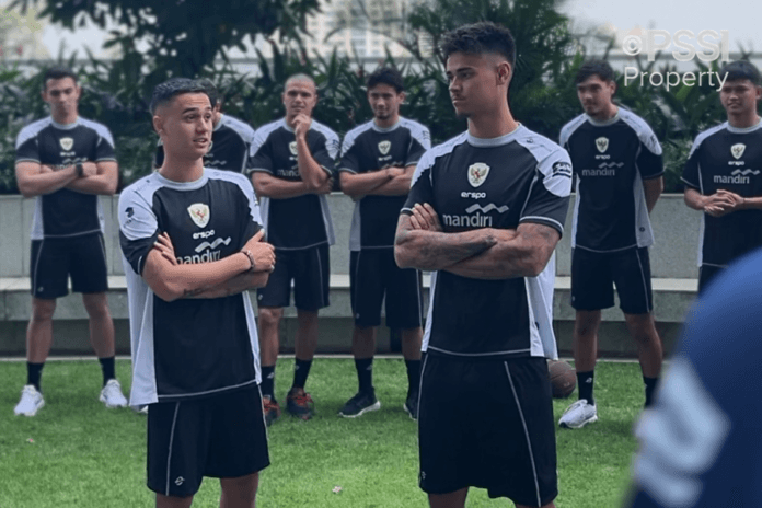 dua pemain Timnas Indonesia yakni Mees Hilgers dan Eliano Reijnders./pssi.org