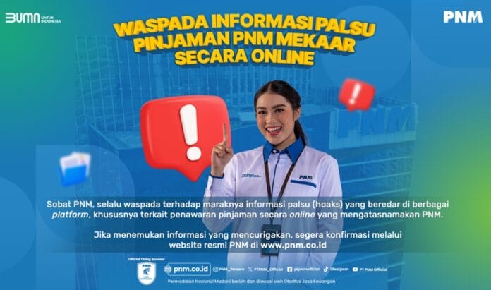 Hati-hati Hoaks Pinjaman Online Mengatasnamakan PNM Mekaar
