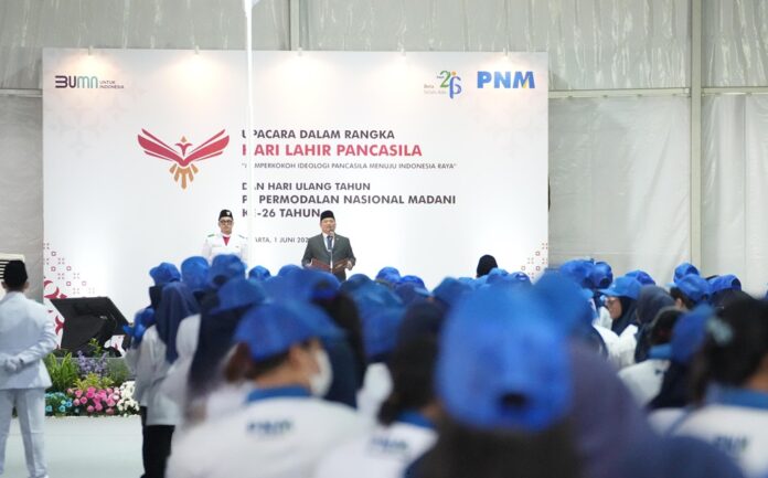 Upacara Perayaan Hari Lahir Pancasila dan HUT ke-26 PNM pada 1 Juni 2025 Upacara Perayaan Hari Lahir Pancasila dan HUT ke-26 PNM pada 1 Juni 2025