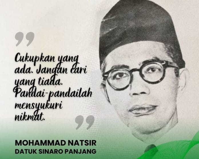 Perdana Menteri NKRI 1950-1951 Alm. Mohammad Natsir, Datuk Sinaro Panjang